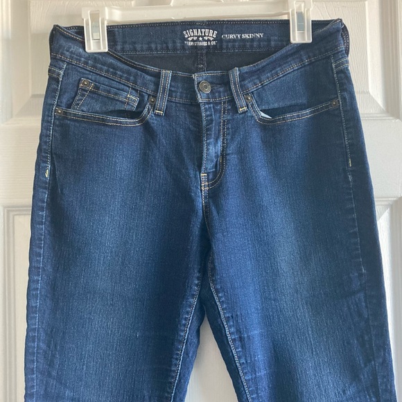Signature by Levi Strauss Curvy Skinny Mid Rise Jeans Size 10 Women’s - Picture 3 of 12